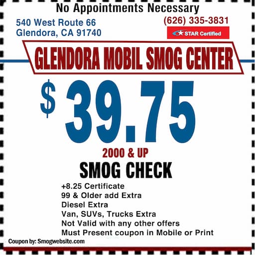 Smog Check Coupon